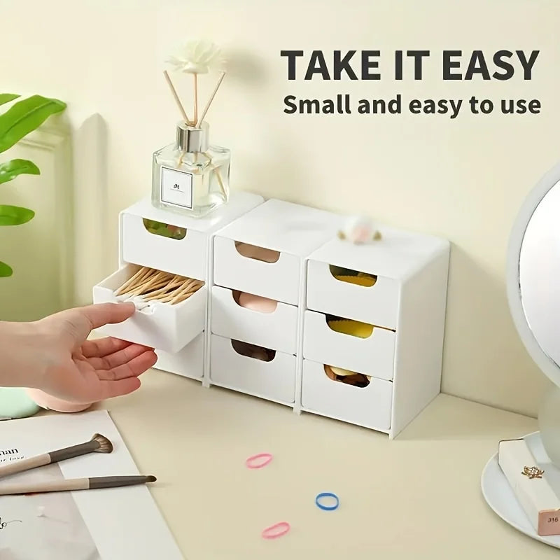 Mini Chic 3-Tier Drawer Organizer Desk Perfect Office Supplies