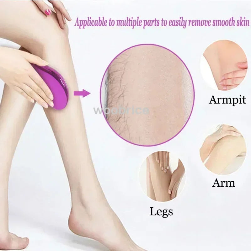 Crystal Hair Eraser – Nano Glass Epilator for Smooth Skin
