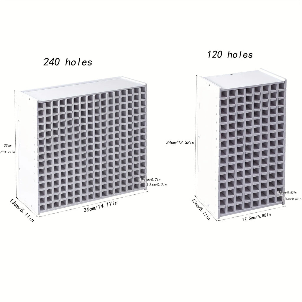 Acrylic Multi-Tier Marker Pen Storage Rack | Large Capacity