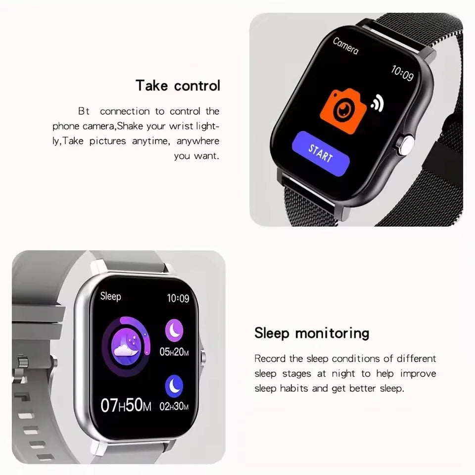 Smart Watch Android IOS Watches HD Display Bluetooth Call Message