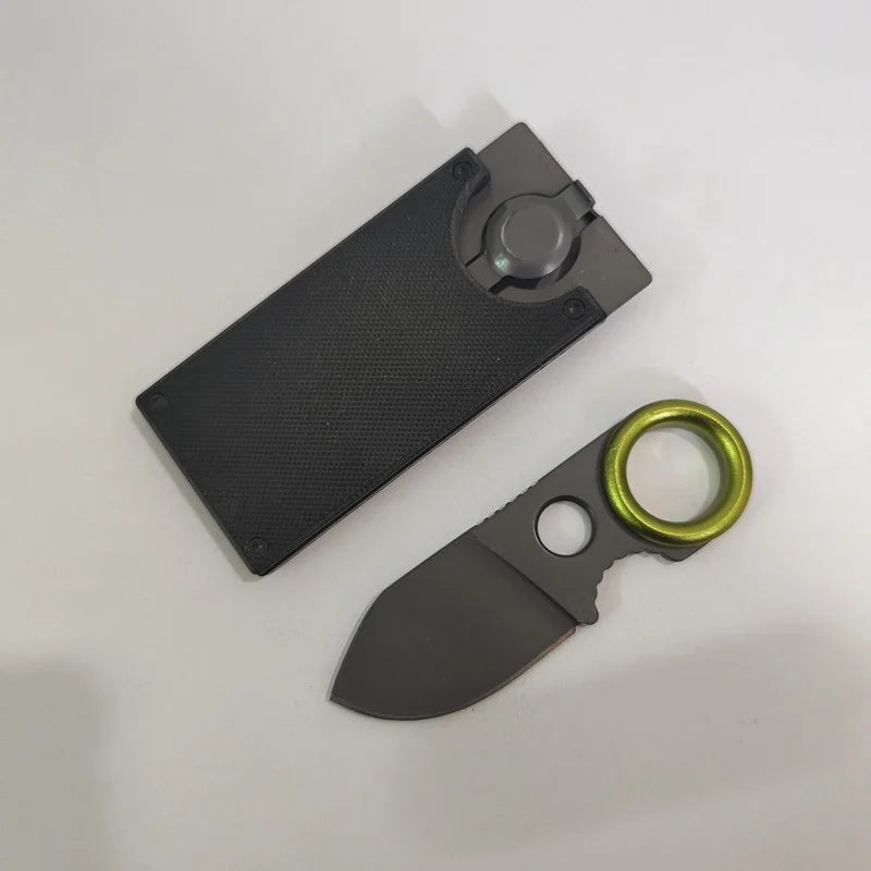 Portable Mini Fixed Blade EDC Pocket Knife – Keychain Knife