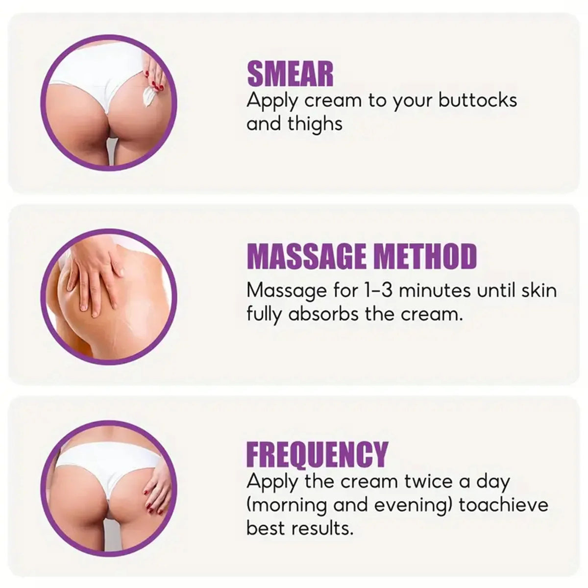 Hip & Body Cream – Glycerin, Vitamin C & Hyaluronic Acid