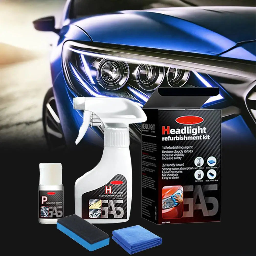 Headlight Restoration Car Lights Polisher Repair Polishing Paste
