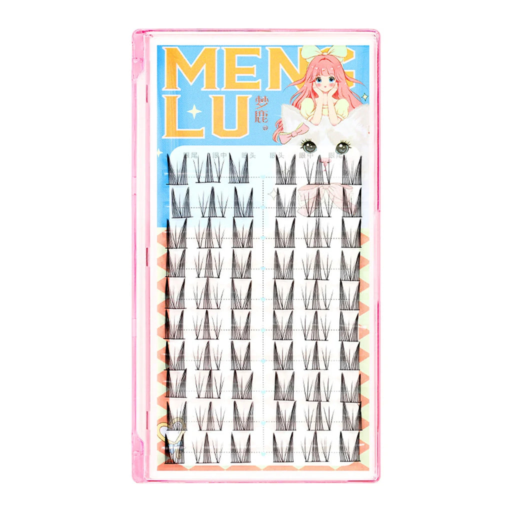 10-Row DIY Cluster Lashes | Natural Volume Eyelash Extensions