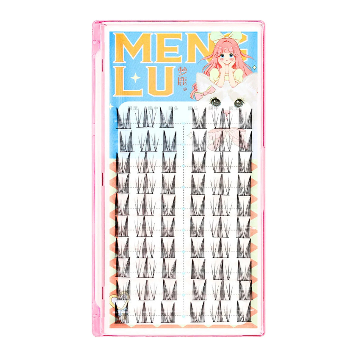 10-Row DIY Cluster Lashes | Natural Volume Eyelash Extensions