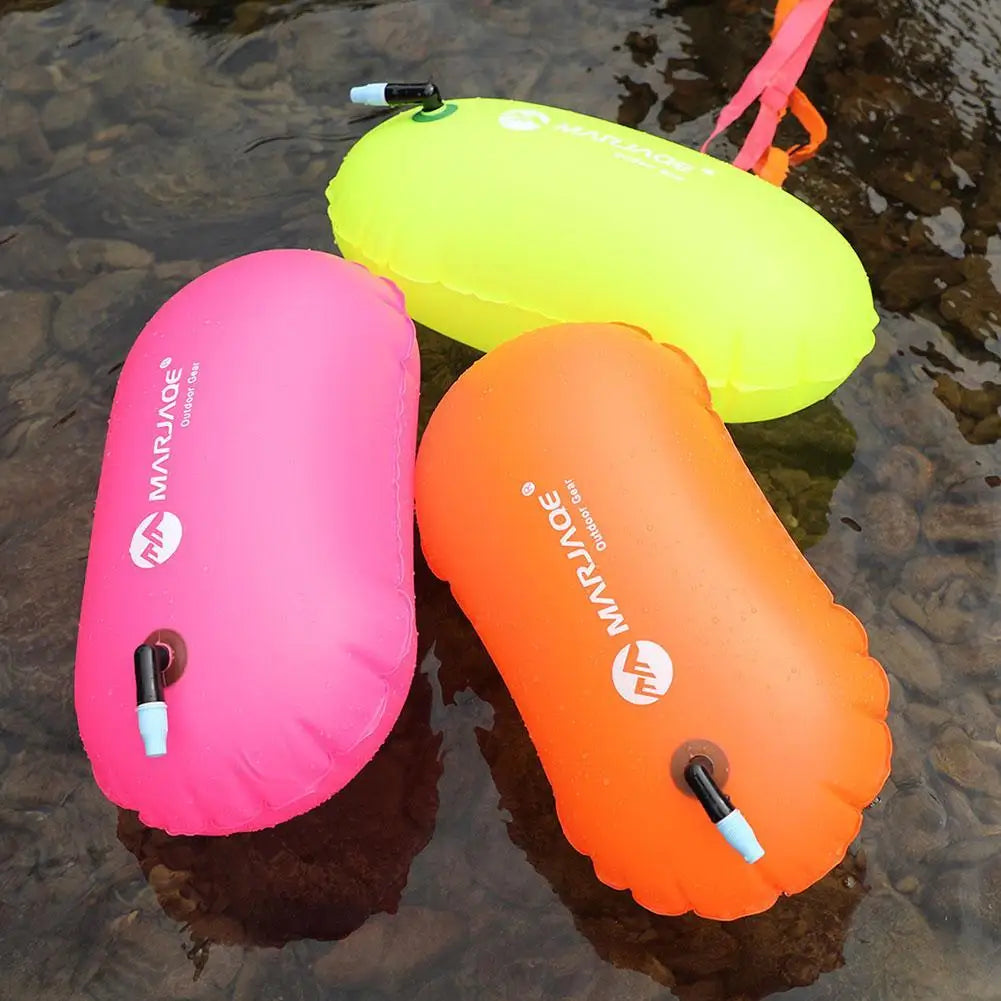 Inflatable Swimming Float Dry Bag with Waist Belt | Water Sport
