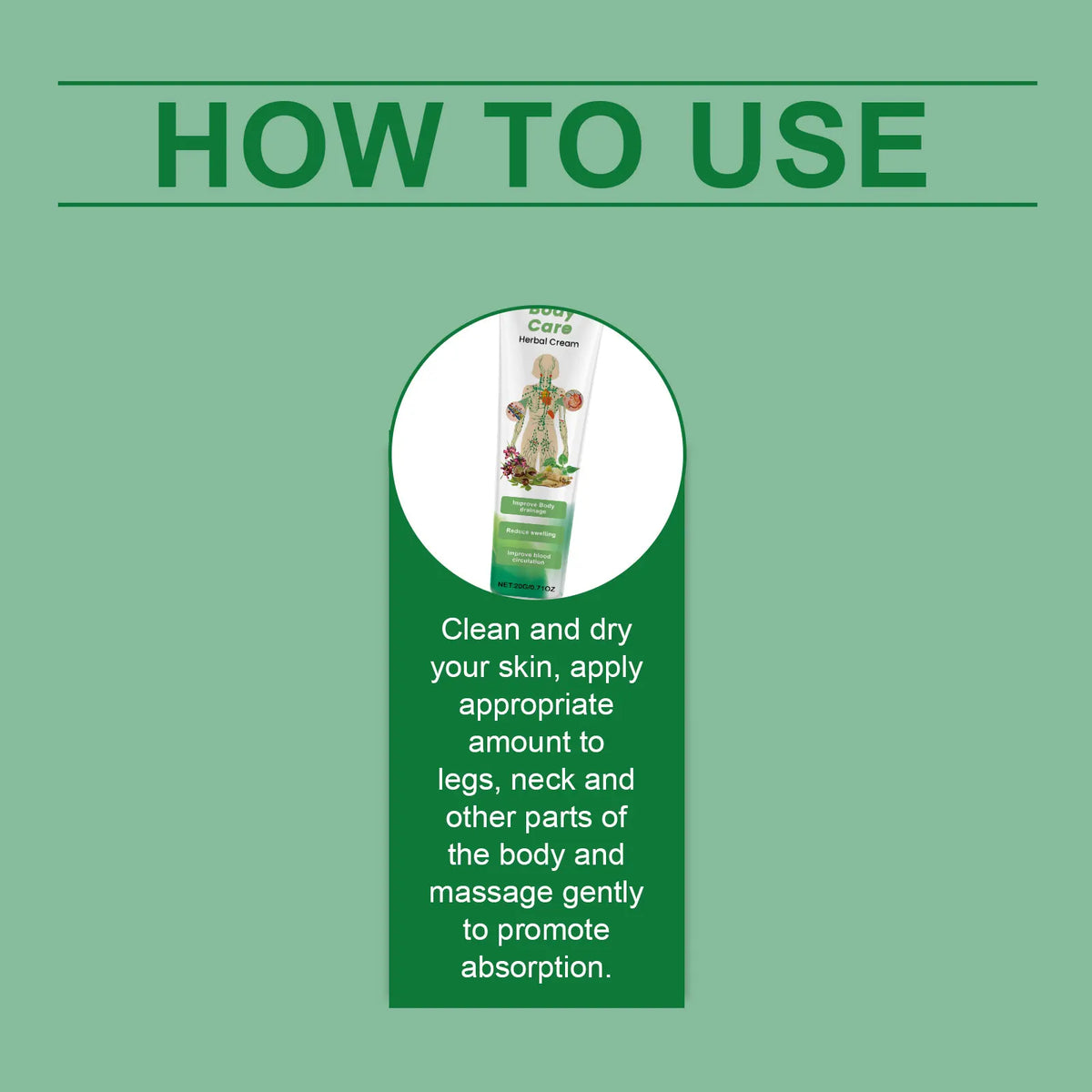 Herbal Leg Care Cream – Moisturizing & Nourishing Body Balm