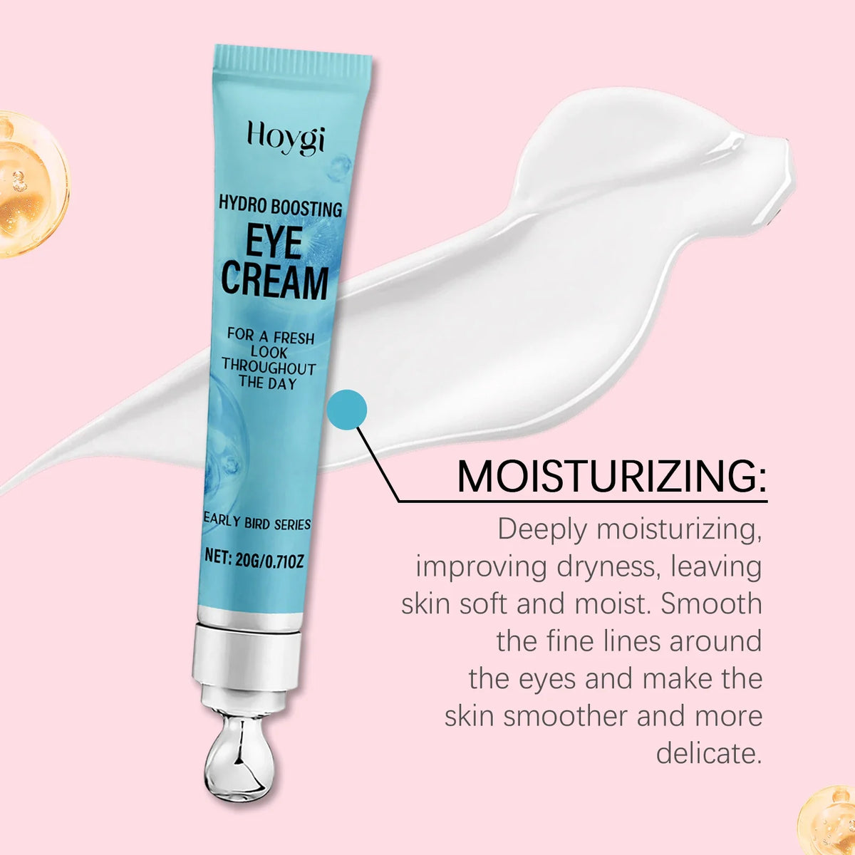 Hoygi Brightening Eye Cream – Firming, Moisturizing & De-Puffing