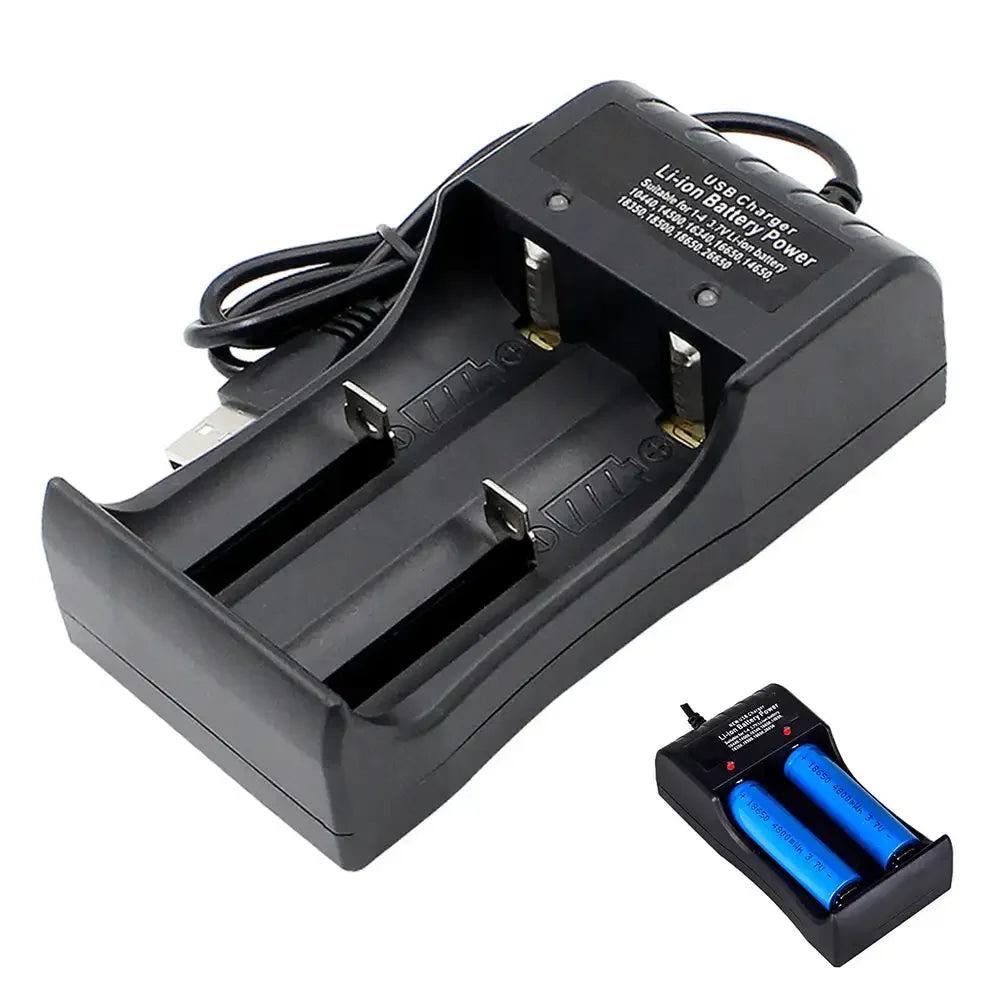 18650 Lithium Battery Charger – 1/2/3 Slot USB 4.2V