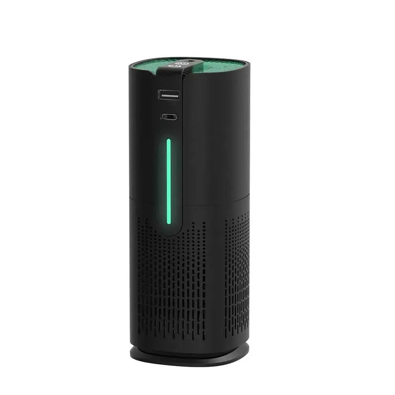 Portable Air Purifier – Negative Ion & UV-C for Car, Desk & Home