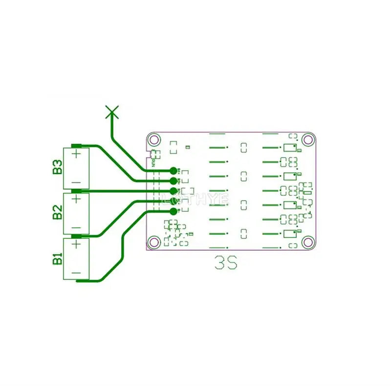 5A Active Battery Equalizer Balancer Board 3S 4S 6S 8S BMS