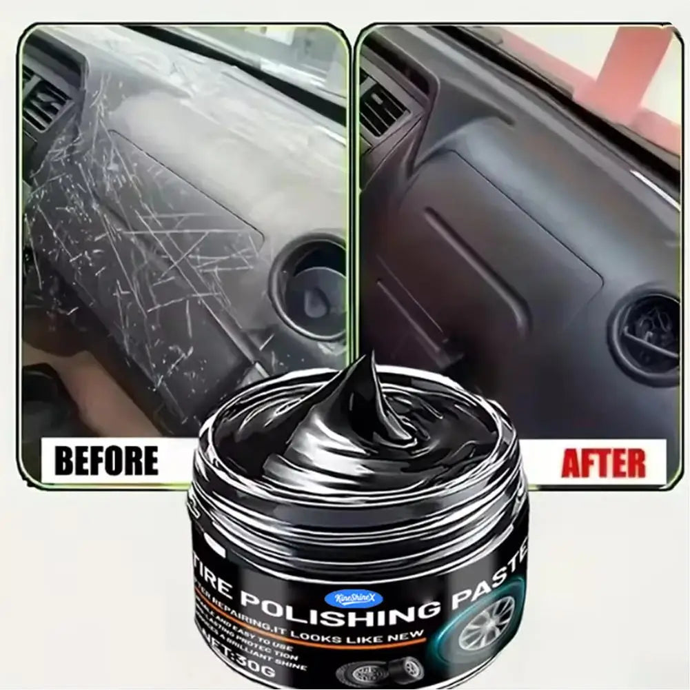 Car Interior Repair Paste | Black Plastic & PU Leather Restorer