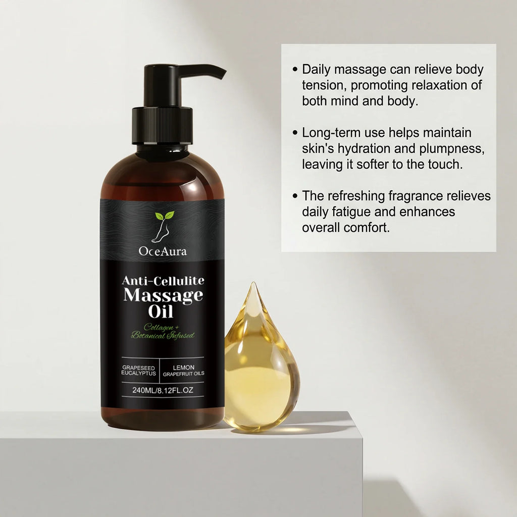 OceAura Collagen Firming Body Oil – Tighten & Nourish Skin 240ml