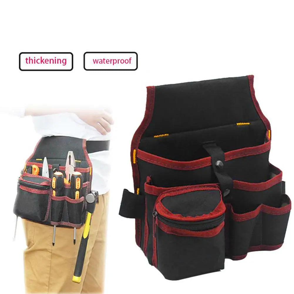 Electrician Tool Belt Pouch | Nylon Waist Bag Organizer