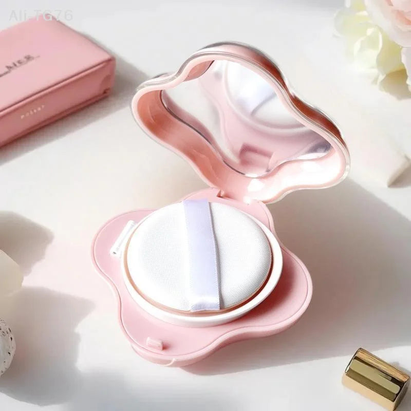 Mini Air Cushion Foundation Case with Puff, Sponge & Mirror