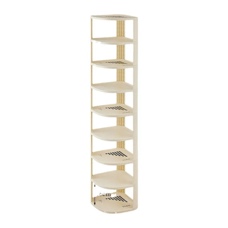 Multi-Tier Shoe Rack | Space-Saving Narrow Entryway Organizer