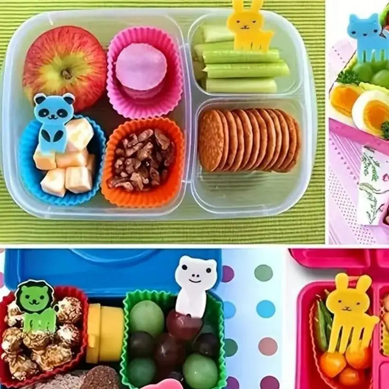 Silicone Bento Lunch Box Dividers 12/24 Pcs – Kids Cups