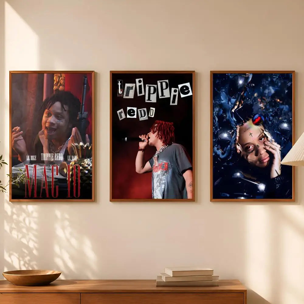 Trippie Redd Wall Poster – Self-Stick Waterproof HD Wall Art