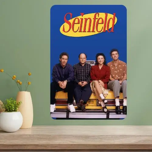 Seinfeld Classic TV Show Metal Poster Sign | Retro Wall Decor