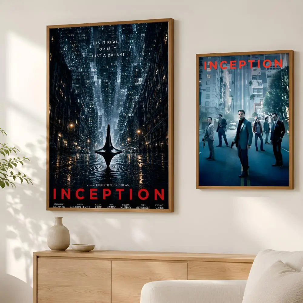 Inception Movie Poster – Self-Stick HD PVC Waterproof Wall Art