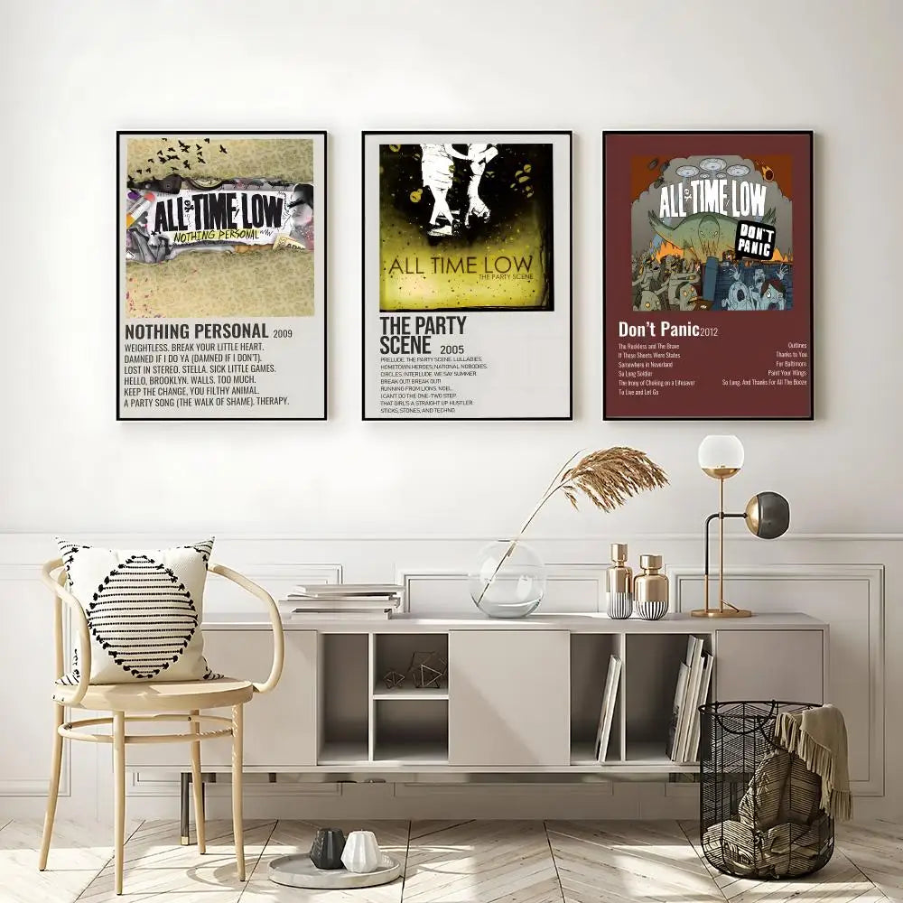 All Time Low Rock Band Poster – HD Self-Adhesive Waterproof