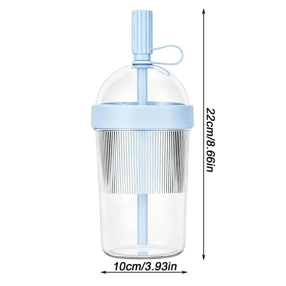 17oz Reusable Travel Coffee Mug with Lid & Straw