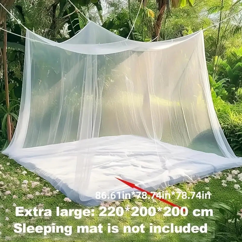 Outdoor Mosquito Net Gazebo Patio Garden Large Mesh Canopy Tent