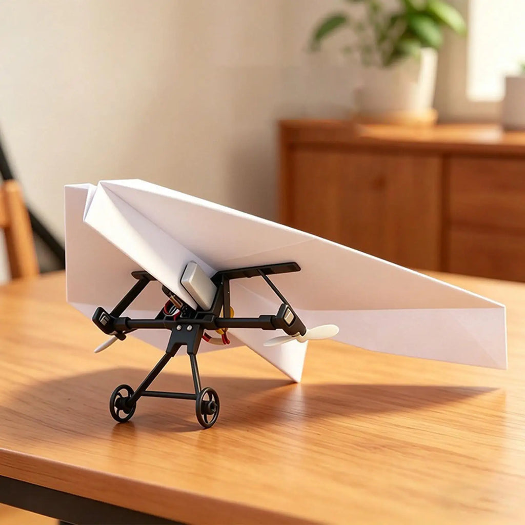 DIY RC Paper Airplane Kit with Gyro Stabilizer | Kids RC Toy