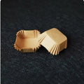 Square Mooncake Paper Liners 100/250Pcs – Oil-Proof Brownie Cups