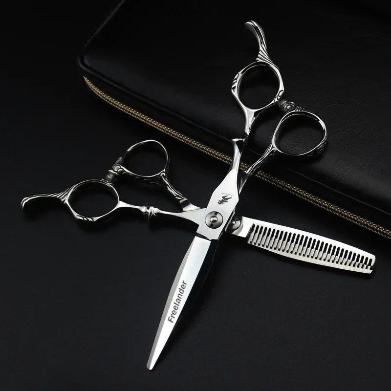 6-Inch Professional Hair Thinning Scissors | Japan 440C Steel