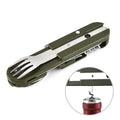 Folding Camping Cutlery Set – Stainless Steel Fork Spoon Knife
