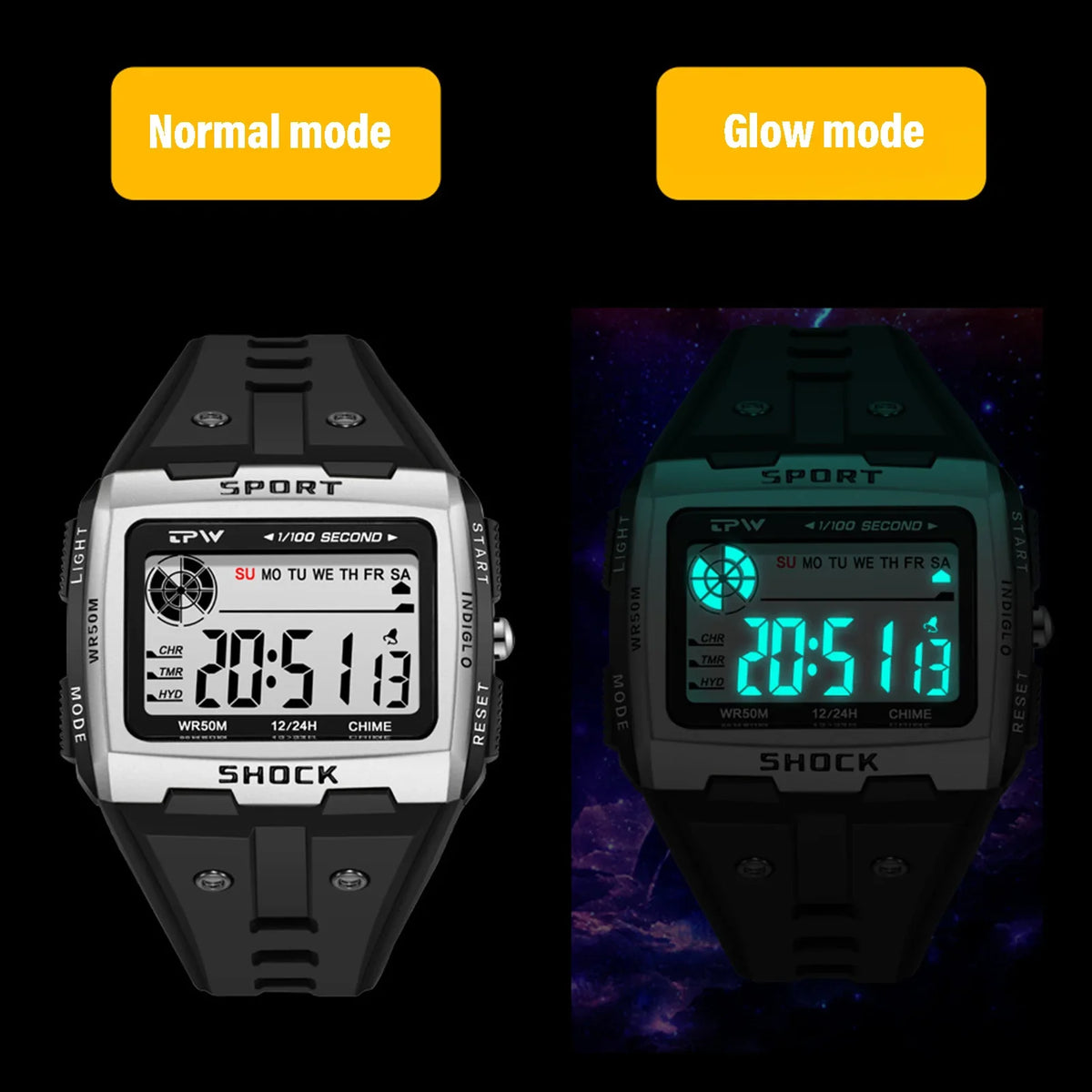 Kids Waterproof Digital Sports Watch | Alarm & Chronograph
