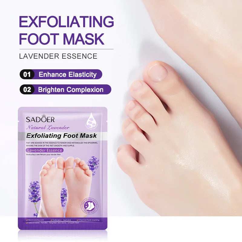 SADOER Foot Peel Mask – Exfoliating Socks for Smooth Feet