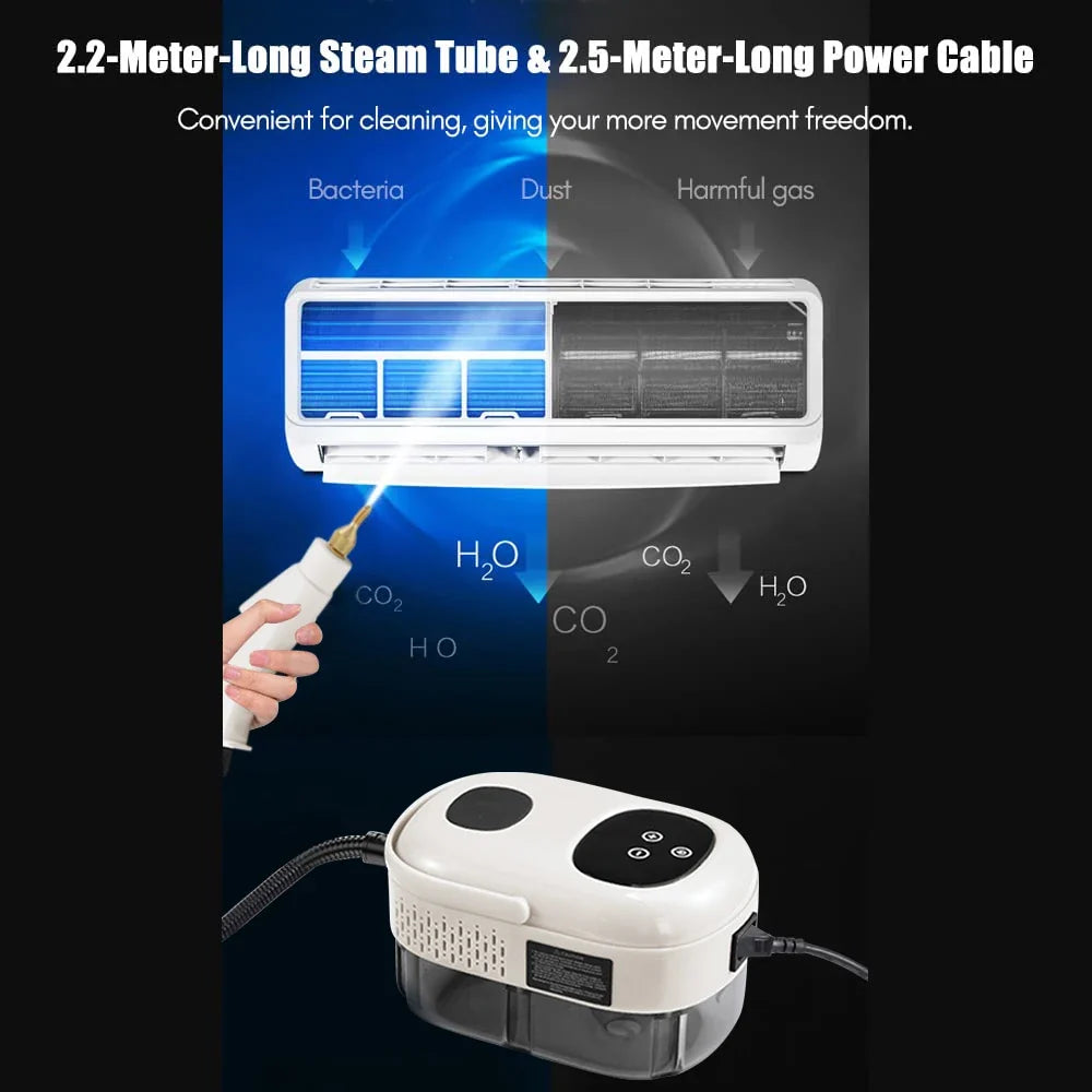 BALASHOV 2500W Handheld Steam Cleaner – Home, Car & Kitchen