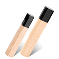 Octagonal Japanese Knife Handle – Maple & Black Plastic DIY