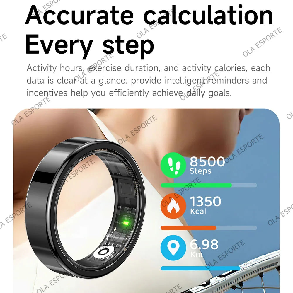 Smart Ring | Heart Rate, SpO₂ & Sleep Tracker | 5ATM
