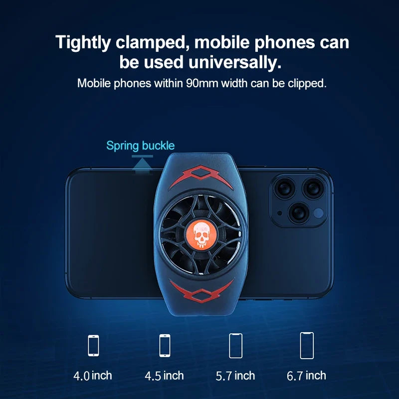 Cooler Cell Phone Accessories Mobile Cooling Fan Games Smartphone
