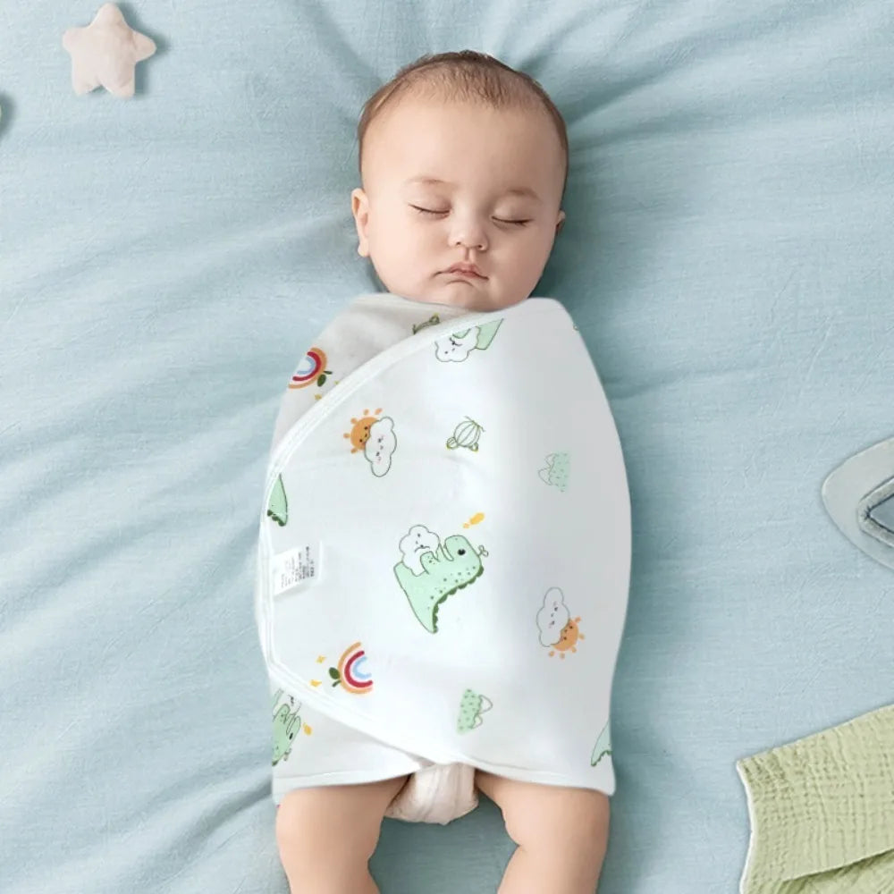 Comfortable Anti-startle Sleeping Bag Cotton Single Layer Swaddle