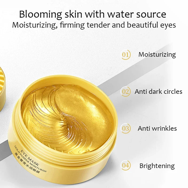 BIOAQUA Collagen Eye Mask 60pcs – Dark Circles & Firming Patches
