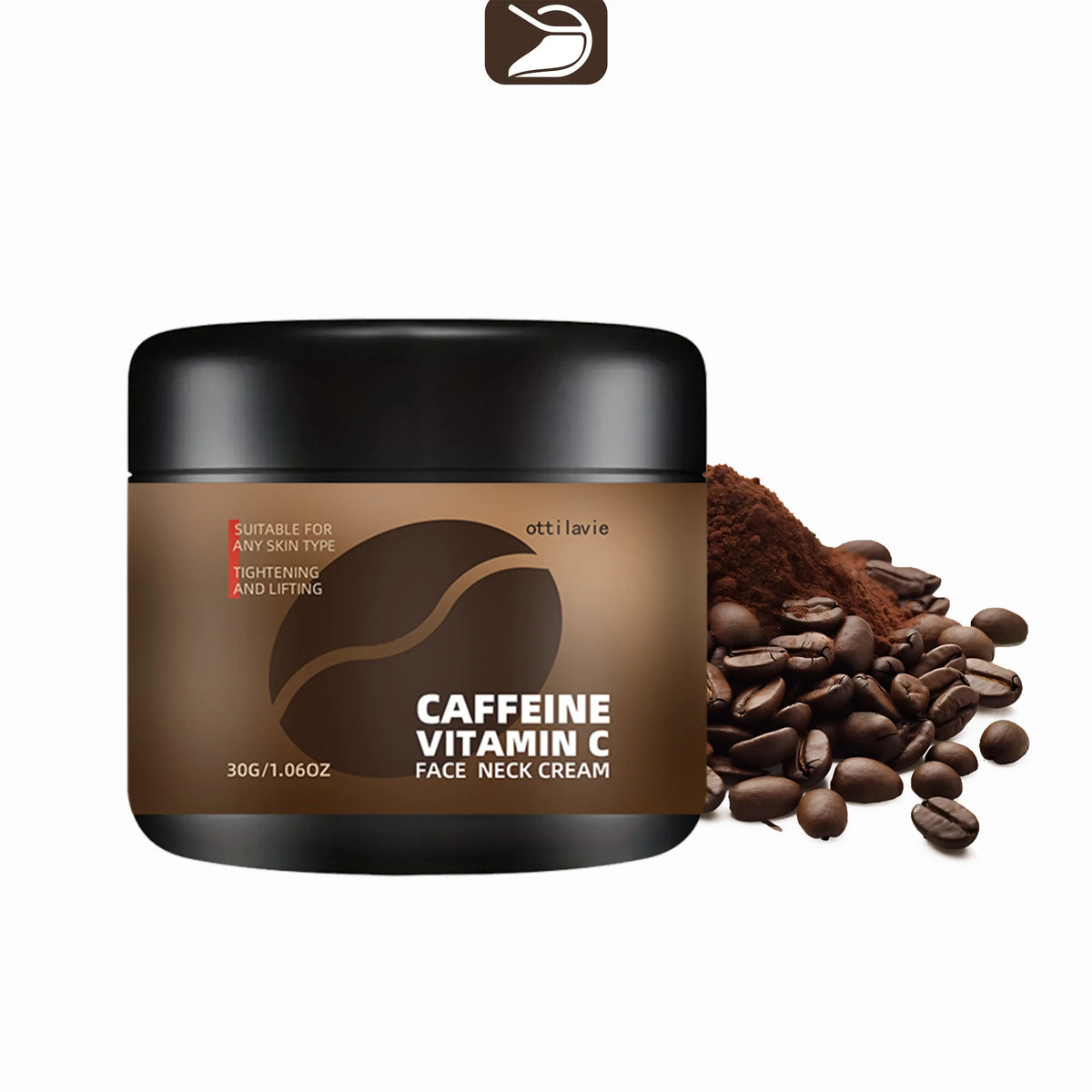 Ottilavie Caffeine & Vitamin C Firming Face & Neck Cream