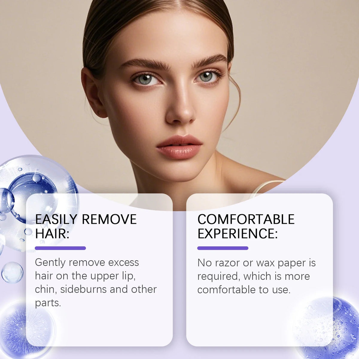 Hoygi Face Hair Removal Cream – Painless & Gentle 30g