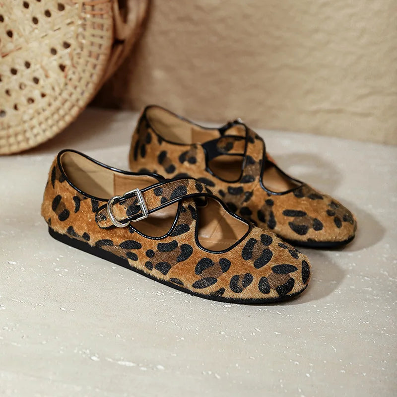 Women's Ballet Flats – Soft PU Leather Slip-On Dress Shoes