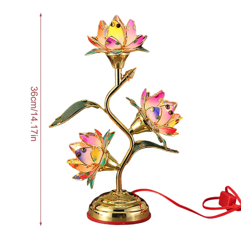 Electric Lotus Lamp | Color-Changing LED Decorative Table Light