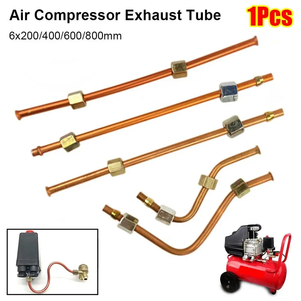 Aluminum Copper-Plated Air Compressor Exhaust Tube 200–800mm