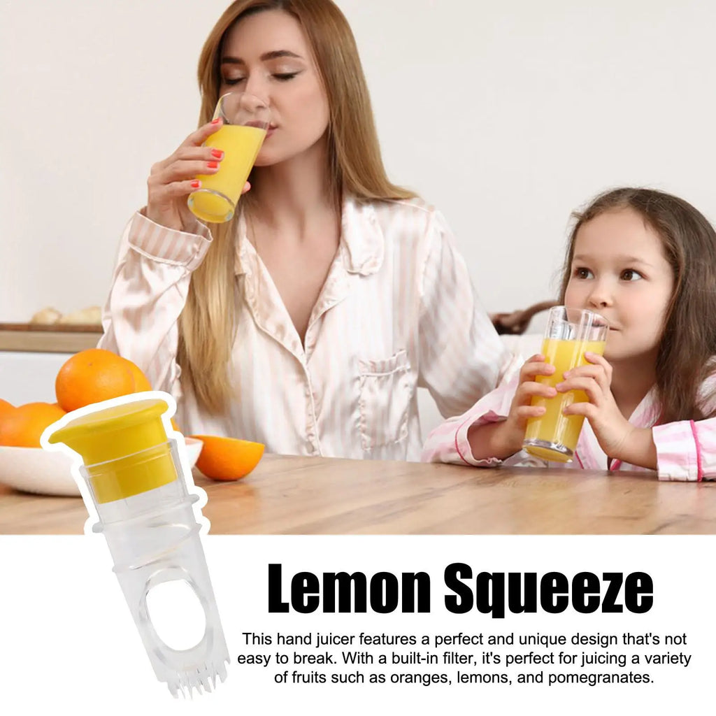 Portable Manual Lemon Squeezer with Filter | Citrus Juicer