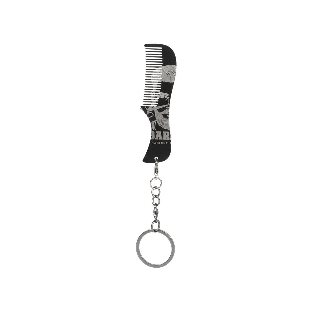 Foldable Beard Comb with Keychain – Portable Mini Travel Comb