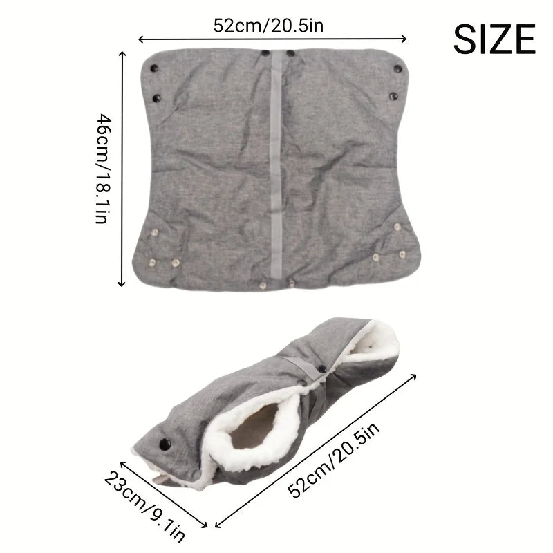 Stroller Armrest Cover Bag Durable Polyester Adjustable Strap Perfect