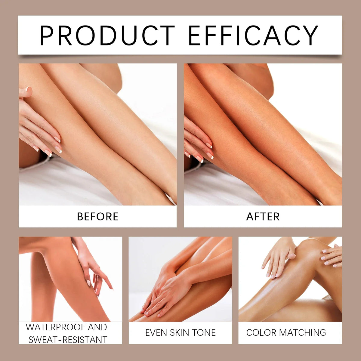 OceAura Waterproof Leg Makeup Spray – Coverage & Glow | 100ml