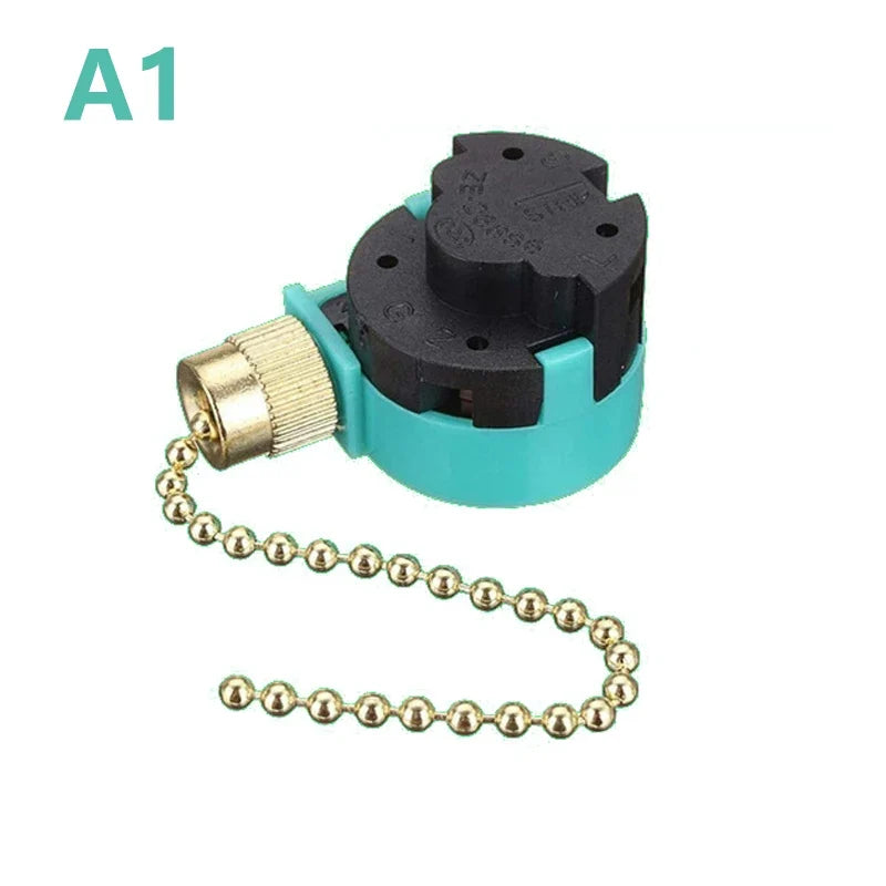 ZE-268S6 3-Speed Ceiling Fan Pull Chain Switch 4-Wire