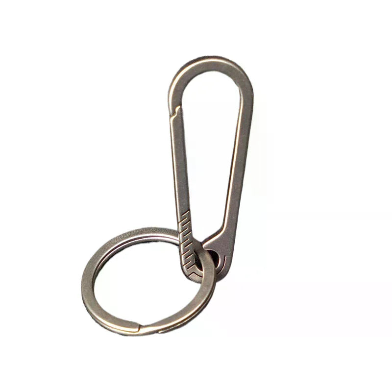 Titanium Alloy Keychain Tiranium Buckle Key Ring Car Accessories